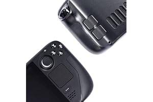 Touchpad Protector Steam Deck, Touch Pads und Back Buttons Schutz Haut Textur Aufkleber für steamdeck Touch Trackpads,Luck&Link(Matrix-Schwarz, Trackpads+4 Tasten)