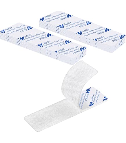 Faburo 80pcs Nastro Biadesivo Extra Forte - Quadrato E Rotondo Per Anti-Rumore E Applicazioni Domestiche - Foto 10