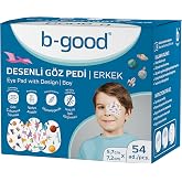 B-Good Desenli G&ouml;z Pedi Erkek 54 Adet