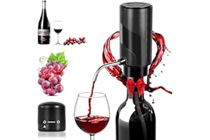BANJILI Aeratore e versatore elettrico per vino con Tappo, Decanter per vino automatici intelligenti, Distributore di vino ricaricabile con cavo USB, I migliori regali per il vino