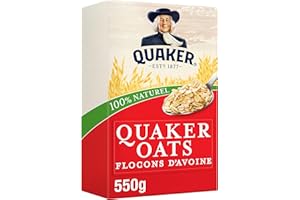 Quaker Oats Avoine/Porridge 550 g - lot de 16