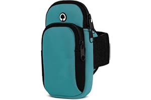 moex Handytasche Joggen für iPhone 7 / iPhone 8 Sportarmband Handy aus Neopren, Handyhalterung Arm zum Laufen Sport Armband, Laufarmband mit 2 Fächern, Lauftasche Jogging - Blau