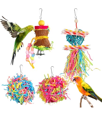 Jouet D'enrichissement Pour Oiseaux - Tapis D'herbe En Jonc De Mer - Pour Perruches, Calopsittes, Inséparables - Stimule La Recherche De Nourriture Et L'escalade