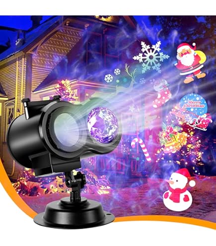 Halloween & Weihnachts Projektor Lichter - Magische Beleuchtung Für Festtage