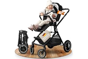 Buggy [schnell faltbar für Reise & Alltag] leichter Kinderwagen bis ca. 2 Jahre | Klein Zusammenklappbar | Reisebuggy für unterwegs, kompakt für Auto & Urlaub | Kinderwagen | Baby Stroller - AMOR BABY