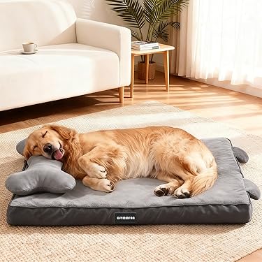 Zachte Huisdierenmat, Hondenbed Hondenkussen, Antislip Hondensofa, Deken voor Hondenhokken, Hondenmatras, Kattenbed, Huisdierbed, voor Grote Middelgrote Kleine Honden (100x70x10cm,Zwart
