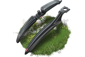 NICEDACK Parafanghi per Mountain Bike, Universale Regolabile Parafanghi Bici Set 24-29 Pollici, Parafango per Mountain Bike, Protezione da Sporco E Spruzzi d'Acqua