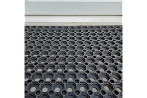 ARK RUBBER AND RESIN LTD Hollow Rubber Mat Grass Protection Mat Playground Safety Flooring Pool Decking Non-Slip Mat Lawn Drag Mat 150cm x 100cm 11kg