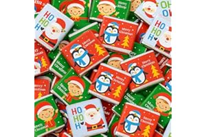 OFFER SHOP Happy Christmas Milk chocolate Neapolitans 50 nos Ideal for Xmas Bag filling,Kids Gift | Festive Neapolitans