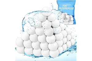 KESSER® Bolas de Filtro, Sistema de Filtración de Arena 700 g Que reemplazan 25 kg, Accesorios de Arena de Filtro de Reemplazo, Sistema de Filtración de Piscina,700g