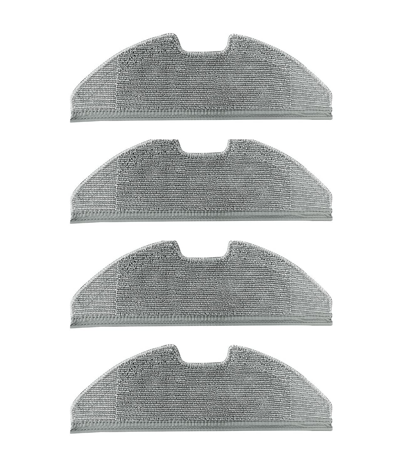 Mestrol Replacement Parts: Washable Mopping Clothes for eufy RoboVac G10 Hybrid, G20 Hybrid, G30 Hybrid – 4-Pack Reusable Mop Pads