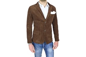 EVOGA Giacca Uomo Sartoriale Blazer Invernale Slim Fit Elegante