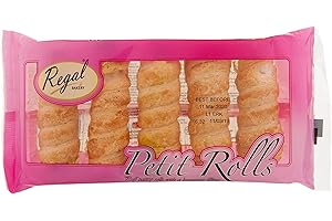 REGAL FOOD PRODUCTS BRINGING FOOD TO LIFE Regal Food Petit Rolls - Puff Pastry Rolls - Flaky and Buttery - Snack Item - Breakfast Snacks