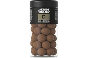 ‎LAKRIDS BY BÜLOW LAKRIDS BY BÜLOW - D - Salt & Caramel - Dänische Gourmet Lakritz-Kugeln - Süßer Lakritzkern umhüllt von Karamell-Schokolade & Meersalz