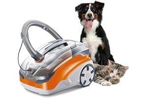 THOMAS Aqua+ Pet & Family – Aspirateur/Laveur sans Sac 1700W – Filtration à Eau – Idéal Poils d’Animaux – neutralisent Les odeurs-Turbo Brosse – Fabriqué en Allemagne