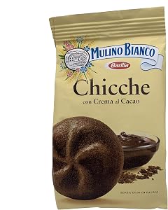 Mulino Bianco Biscotti Frollini Chicche con Crema al Cacao 200 gr