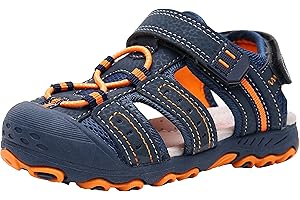 Ahannie Jungen Sommer Trekking & Wanderschuhe Sandalen, Sport & Outdoor Sandalen für Jungen, Kinder Arch Support Geschlossene Sandalen