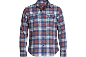 Vasego Men’s Flannel Shirt, Long Sleeve Regular Fit Cotton Lumberjack Shirt with Button-Down Pockets – Classic, Soft, and Comfortable Plaid Shirt for Everyday Wear