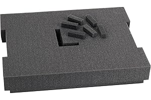 Bosch Professional Calages pour rangement des outils Insert mousse 102 (Hauteur de mousse : 50mm, pour L-BOXX 102 Bosch)