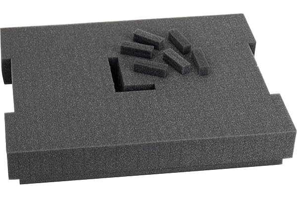 Bosch Professional Calages pour rangement des outils Insert mousse 102 (Hauteur de mousse : 50mm, pour L-BOXX 102 Bosch)