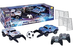 Revell Control I RC Car Football League I Jeux de Football passionnants avec Voitures télécommandées I Duel de Football dans la Voiture RC I à partir de 6 Ans