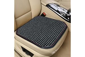 Nicoone Coprisedile in legno con perline per auto/furgone/Taix, 45 x 45 cm, con perline rinfrescanti, per massaggi, sotto il seggiolino auto, casa, ufficio