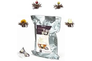 Creano 36 szt. kwitnąca herbata w rozmiarze kubka - czarna herbata - kwitnąca herbata w opakowaniu zbiorczym