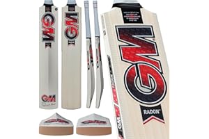 Gunn & Moore GM Cricket Bat | Radon | Prime English Willow | DXM, ToeTek | Available in Sizes 1 to Full Size
