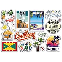 A5 Sticker Sheet Cuba Landmarks Vinyl Stickers - Country Map - View #4