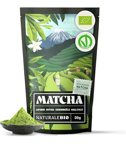 Thé Matcha 100% Biologique de qualité supérieure 30 g [qualité