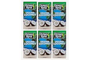 Dunn's River Pure Creamed Coconut 200g (Pack of 6)