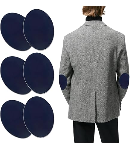 USIT, 2 pieces suede mini patch for ironing, 13 x 9 cm, ideal for