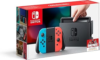Nintendo Switch - Consola color Azul Neón/Rojo Neón