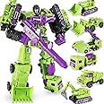 Transform Toys, Combination Toys,Transformer Toy Engineering Devastator Combiner 6 In 1 Metal Alloy Toys Figure Action Car Truck Loader Bucket Model Gift for Kids Boys