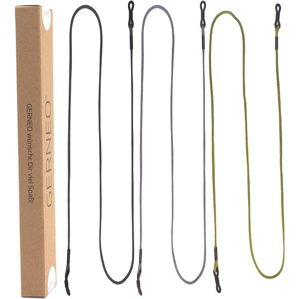 GERNEO Menorca Chaîne De Lunettes Et Porte-Masque - Plaqué Or Ou Argenté - Résistant à La Corrosion