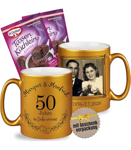 Personalisiert Tasse Zum Hochzeitstag – 31 Jahre Linden-Hochzeit, Mit Name & Datum, 300 Ml Keramik