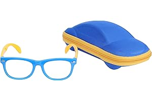JOXIGO Kinder Blaulichtfilter Brille Computerbrille Gamingbrille Ohne Stärke UV Blockieren TR90 Rahmen Jungen & Mädchen Alter 2-6