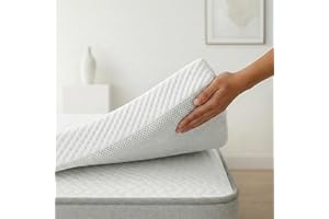 DONTOPPER Topper Viscoelástico 150x190 cm – Grosor 8 cm | Fabricado en España | Alivia la Presión | Reduce la Tensión Corporal | 100 % Viscoelástica | Funda Transpirable Desenfundable y Lavable | CertiPUR