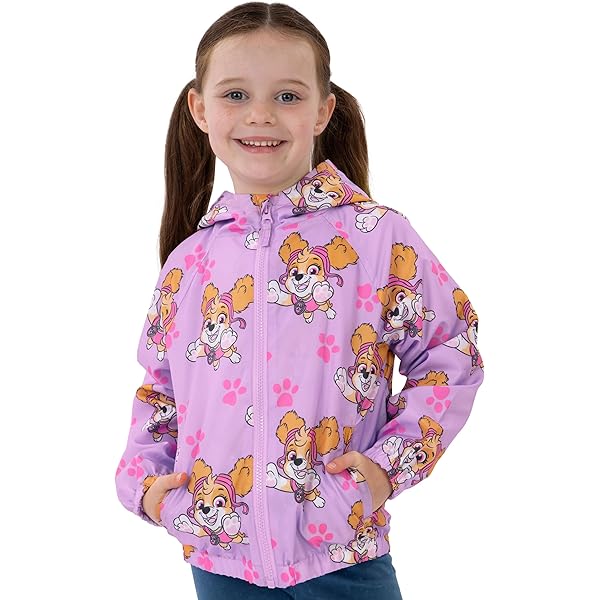 Winterjas voor meisjes, motief: Paw Patrol voor meisjes, waterdicht, capuchon 5890, Roze, 3 jaar