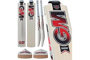 Gunn & Moore GM Cricket Bat | Radon | Prime English Willow | DXM, ToeTek | Available in Sizes 1 to Full Size