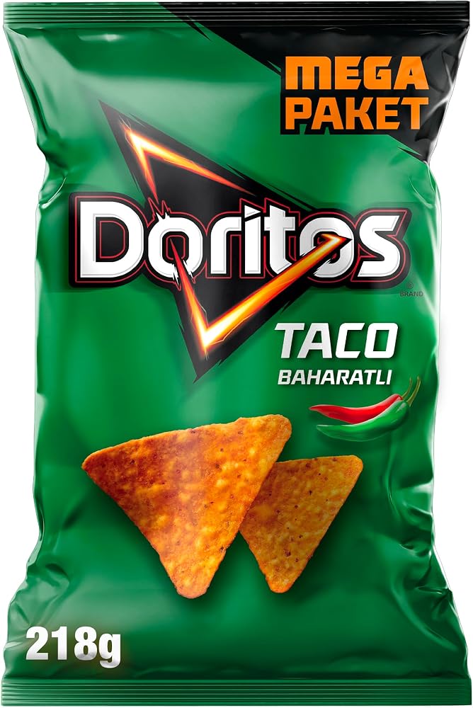 Doritos Taco Baharatlı Mısır Cipsi Mega Boy 218 g