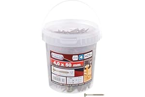 CON:P Max-Power B30043 Secchiello Viti Universale 4.0 x 50 Pezzi