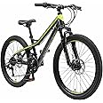 BIKESTAR MTB Mountain Bike Alluminio per Bambini 10-13 Anni | Bicicletta 24 Pollici 21 velocità Shimano, Hardtail, Freni a Di