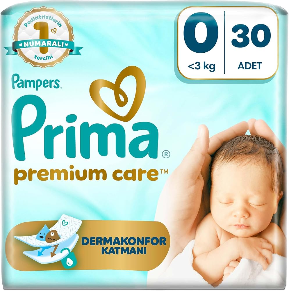 Prima Bebek Bezi Premium Care 0 Numara 30 Adet