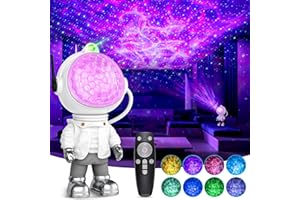 FGRYB Sternenhimmel Projektor Galaxy Astronaut Projector - Led Star Galaxie Sky Nachtlicht Spacebuddy Lichtprojektor Sternenprojektor mit Fernbedienung Timer Perfekt Geschenk Für Kinder Erwachsene Baby