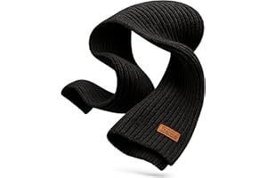 iN ThermaWear Insulated Scarf – Warm Winter Acrylic Knit Scarf, Lightweight & Comfortable Cold Weather Neck Warmer, One Size Fits All for Men & Women - Size 161 X 20cm