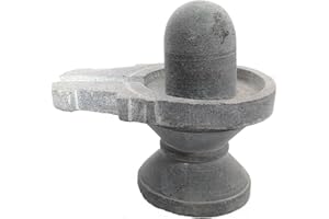 athizay small Shivling 5 cm Handcrafted Gorara Stone Statue Made in Banaras Home & Office Puja Room shiva god Idol 5 cm