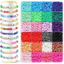 Annyswit DIY Perlen Set – 2064 Stück Tonperlen In Gold & Farben, Mit Zubehör Für Armbänder & Halsketten