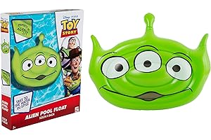 Sambro Disney 4 Outdoor Swimming Giant Shaped Float, Perfect Summer Holiday Beach, Pool Accessory, Toy Story's Alien