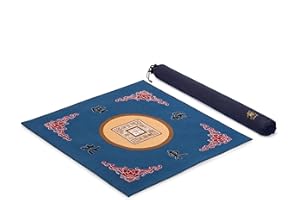 Yellow Mountain Imports Tapete para Mahjong, Póquer, Naipes, Juegos de Mesa y de Fichas y Dominós – 79 centimetros